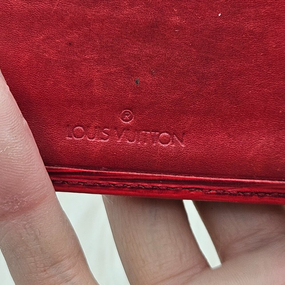 LV Red Epi Bifold Wallet - Picture 6 of 16